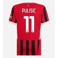 Camisa de time de futebol AC Milan Christian Pulisic #11 Replicas 1º Equipamento Feminina 2024-25 Manga Curta